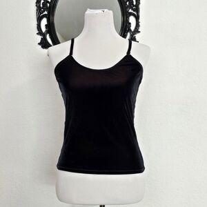 Retro Black/red Velvet Top